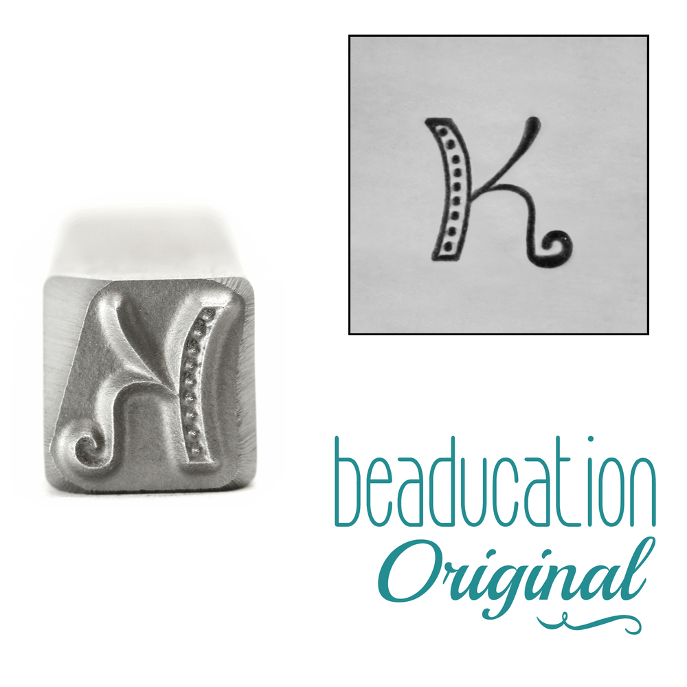 Metal Stamping Tools Kismet Letter "K" 7mm - Beaducation Original